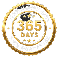 365 Days 100% Money Back Guarantee
